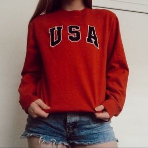 Brandy Melville USA Crewneck Sweatshirt